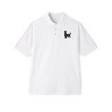 Croatian Sheepdog Men's Piqué Polo Shirt