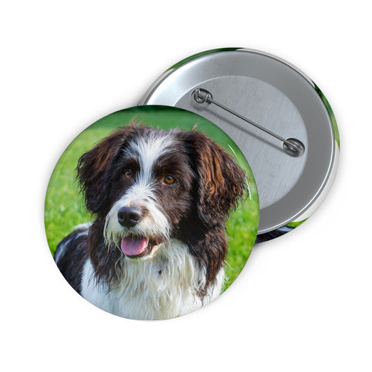 Curly-Coated Retriever Meal Pinback Button