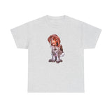 German Short Hair Pointer 'Benny' Unisex Heavy Cotton Tee