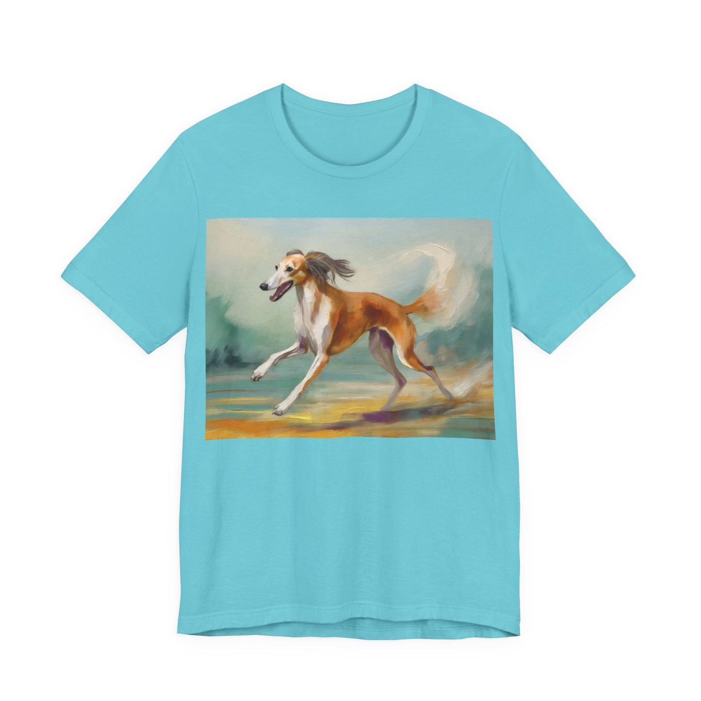 Saluki 'On the Run' Unisex Jersey Short Sleeve Tee