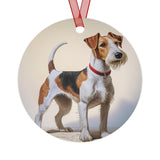 Wire Fox Terrier Metal Ornaments