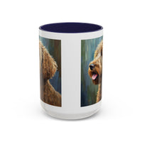 Labradoodle  =- Ceramic Accent Mug - 2 Sizes