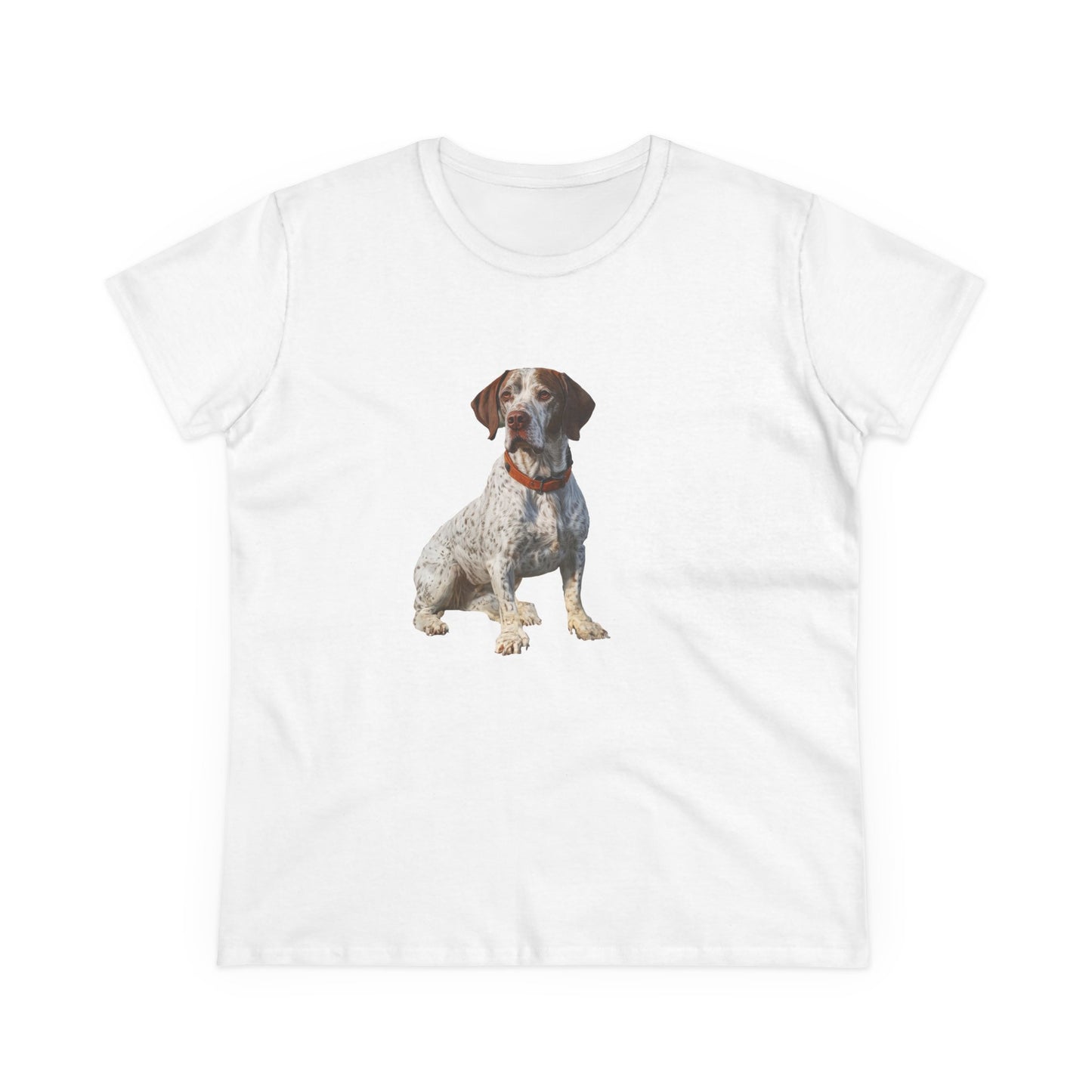 Braque du Bourbonnais Women's Midweight Cotton Tee
