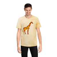 Giraffe 'Camile' Unisex Cotton Color Blast T-Shirt