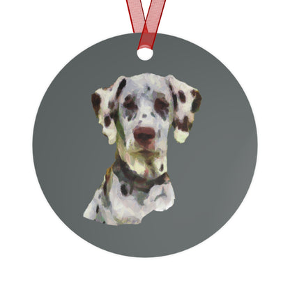 Dalmatian Metal Ornaments