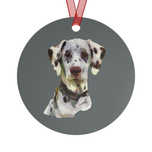 Dalmatian Metal Ornaments