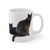 Cats 'Sifnos Sisters' Ceramic Mug 11oz