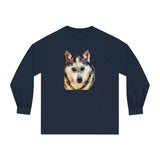 Siberian Husky 'Sacha' Unisex Classic Long Sleeve T-Shirt