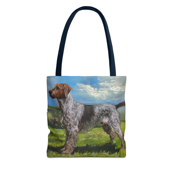 Wirehaired Pointing Griffon - Polyester Tote Bag (AOP)