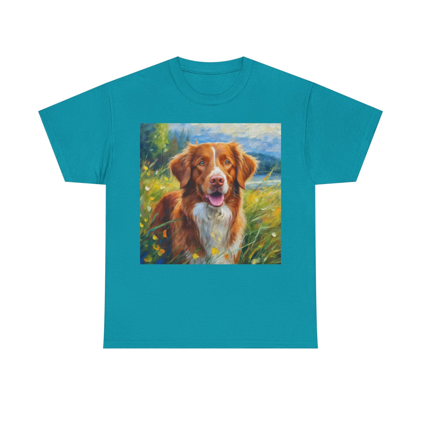 Nova Scotia Duck Tolling Retriever 'Dixie' Heavy Cotton Tee