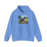 Bluetick Coonhound -- Unisex 50/50 Hooded Sweatshirt