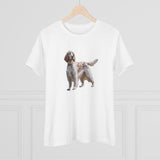 English Setter #4 - Women's Relaxed Fit Cotton Tee