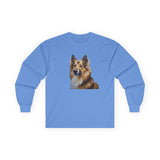 Icelandic Sheepdog Classic Cotton Long Sleeve Tee