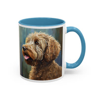 Labradoodle  =- Ceramic Accent Mug - 2 Sizes