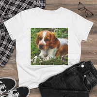 Welsh Springer Spaniel Women's Midweight Cotton Tee