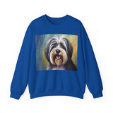 Tibetan Terrier 50/50 Crewneck Sweatshirt