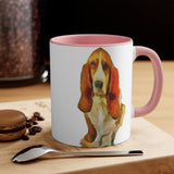Basset Hound 'Lautrec'  Accent Coffee Mug, 11oz