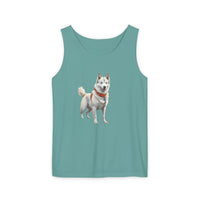 Yakutian Laika  Unisex Relaxed Fit Garment-Dyed Tank Top