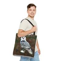 Snowy White Owl Tote Bag