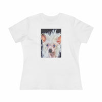 Chinese Crested Women's Relaxed Fit Cotton Tee  -