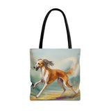 Saluki - Whimsical Dog Art Tote Bag -Perfect for Pet Lovers