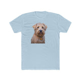 Soft Coated Wheaten Terrier - Men's Fitted Cotton Crew Tee