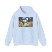 Whippet  --  Unisex 50/50 Hooded Sweatshirt