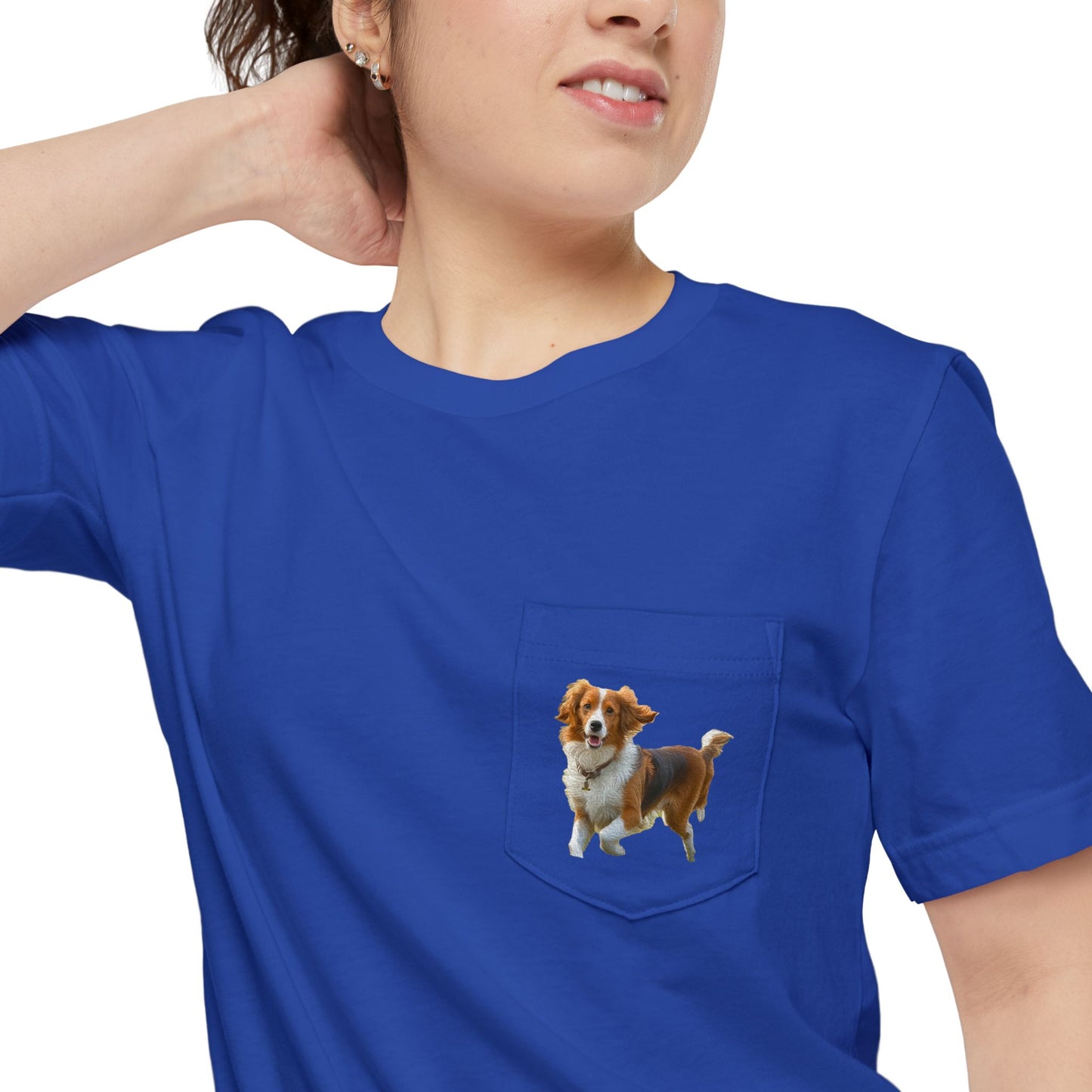Kooikerhondje Adventure Pocket Tee for All-Day Fun