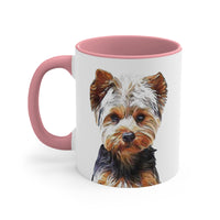Yorkshire Terrier - Yorkie 'Lupis' Accent Coffee Mug, 11oz