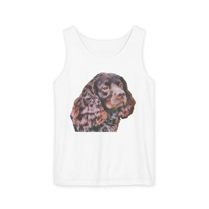 American Water Spaniel Unisex Relaxed Fit Ringspun Cotton Tank Top