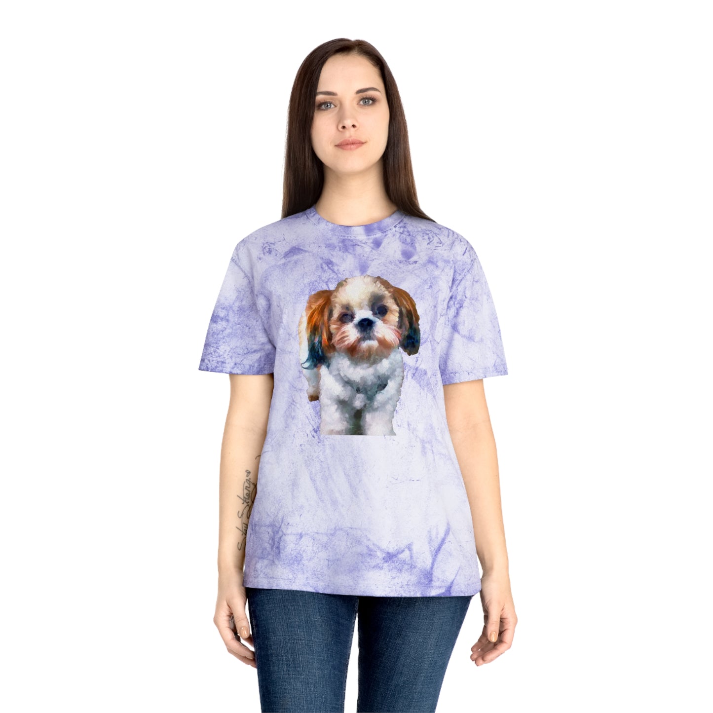 Shih-Tzu Unisex Cotton Color Blast T-Shirt