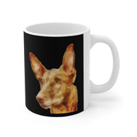 Egyptian Pharaoh Hound - Ceramic Mug 11oz (Size: 11oz)