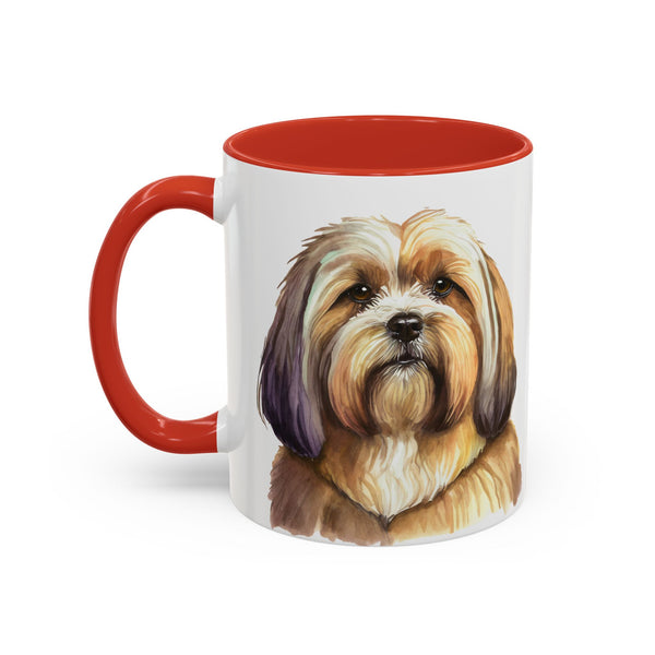 Lhasa Apso Accent Coffee Mug - 2 Sizes