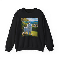 Volpino Italiano - Unisex Heavy 50/50 Crewneck Sweatshirt