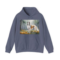 Borzoi 'Russian Wolfhound' Unisex Hooded Sweatshirt
