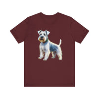 White Schnauzer Unisex Jersey Short Sleeve Tee