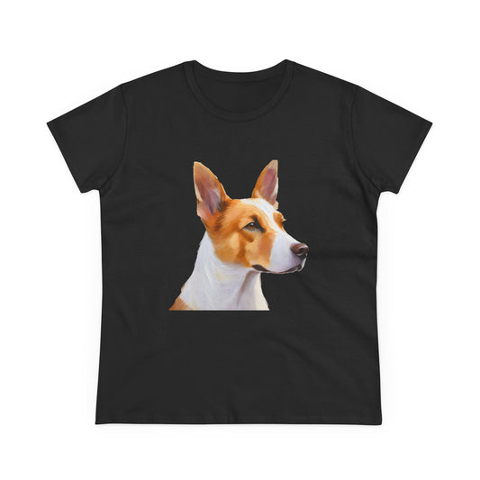 Canaan Dog of Israel Women's Midweight Cotton Tee