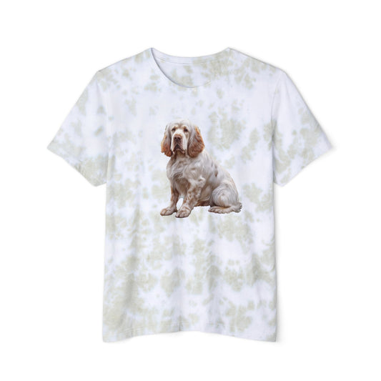 Clumber Spaniel Unisex Fashion Tie-Dyed T-Shirt