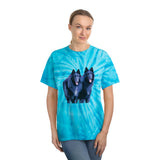 Belgian Shepherds  --  Unisex Cotton Tie-Dye Tee, Cyclone