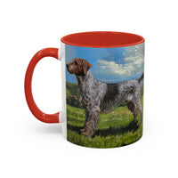 Wirehaired Pointing Griffon Ceramic Accent Coffee Mug - 2 sizes