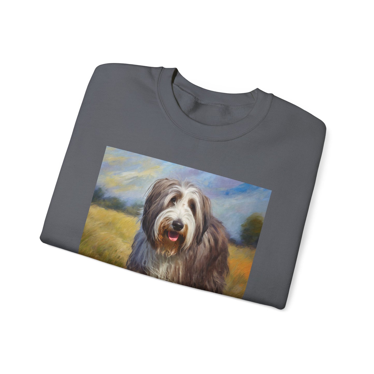 Bearded Collie Charm Crewneck Sweatshirt