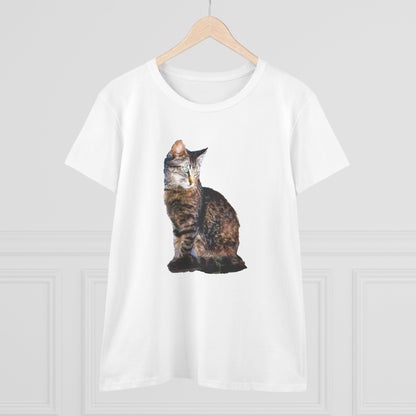 Cats of Greece 'Teris from Tinos' Women's Midweight Cotton Tee