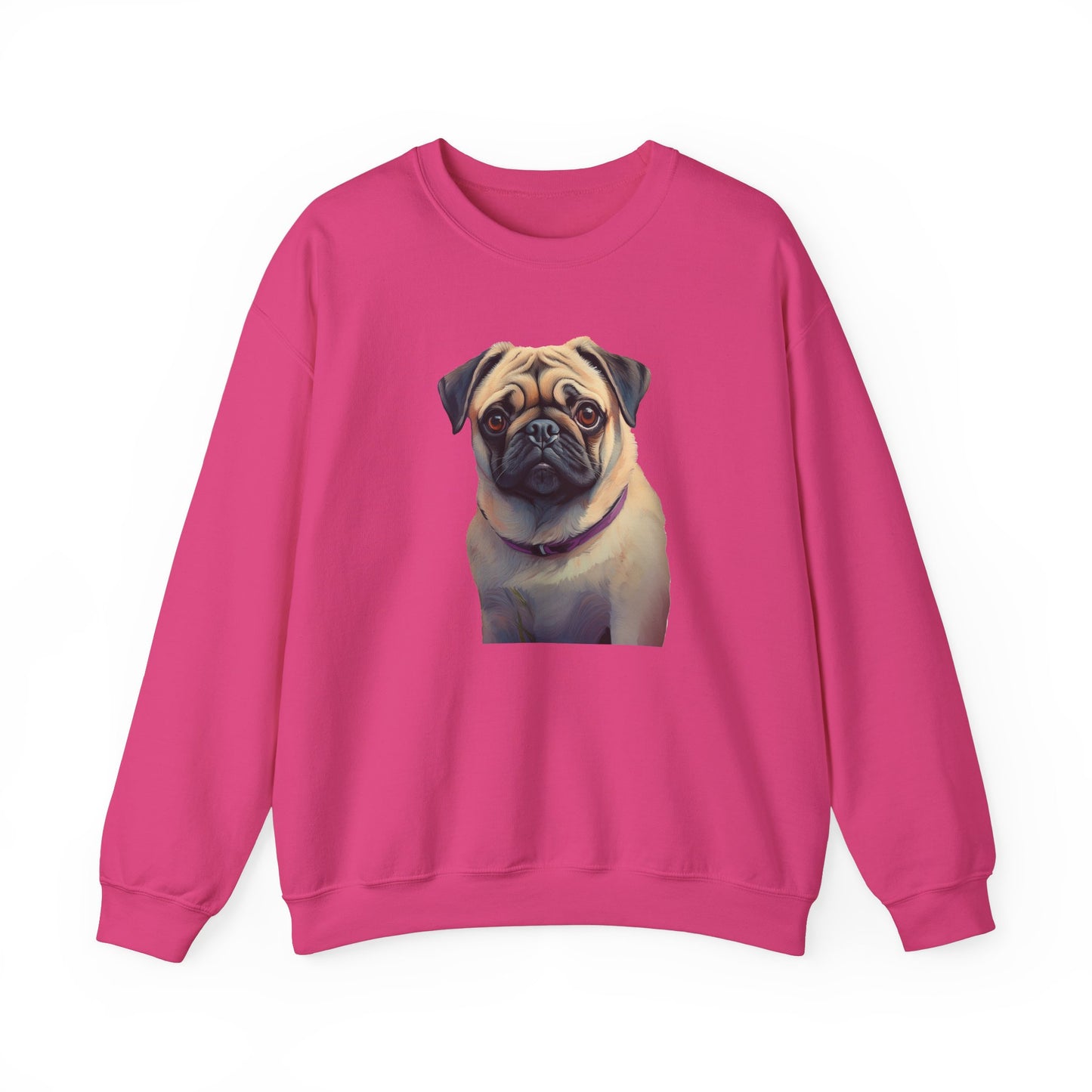 Pug - Unisex 50/50 Crewneck Sweatshirt