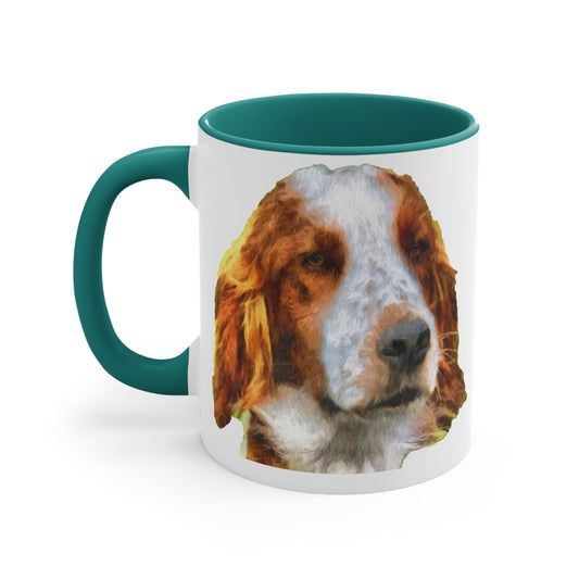 Irish Red and White Setter - Accent Coffee Mug, 11oz