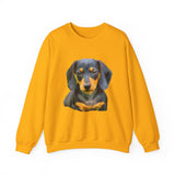 Dachshund 'Doxie #2' Unisex 50/50  Crewneck Sweatshirt