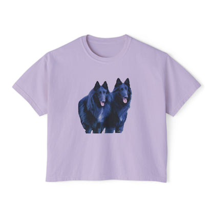 Belgian Shepherd Women's Oversized Boxy Tee