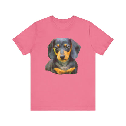 Dachshund 'Doxie #2' Unisex Jersey Short Sleeve Tee