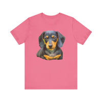 Dachshund 'Doxie #2' Unisex Jersey Short Sleeve Tee