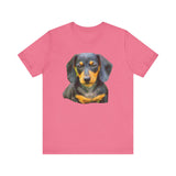 Dachshund 'Doxie #2' Unisex Jersey Short Sleeve Tee