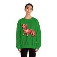 Dachshund 'Simone' Unisex 50/50 Crewneck Sweatshirt